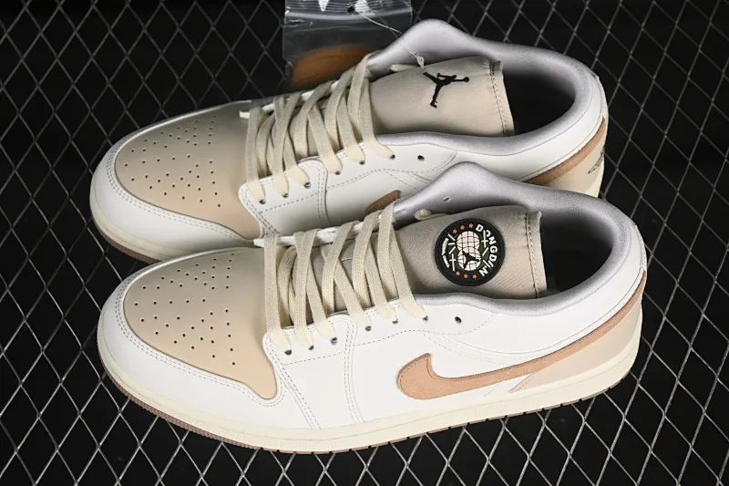 All categories Air Jordan Jordan series basketball shoes Air Jordan 1 Low Air Jordan 1 Low "Dongdan" AJ1 Joe 1 coconut milk white low-top cultural casual sneakers IB8855-121
